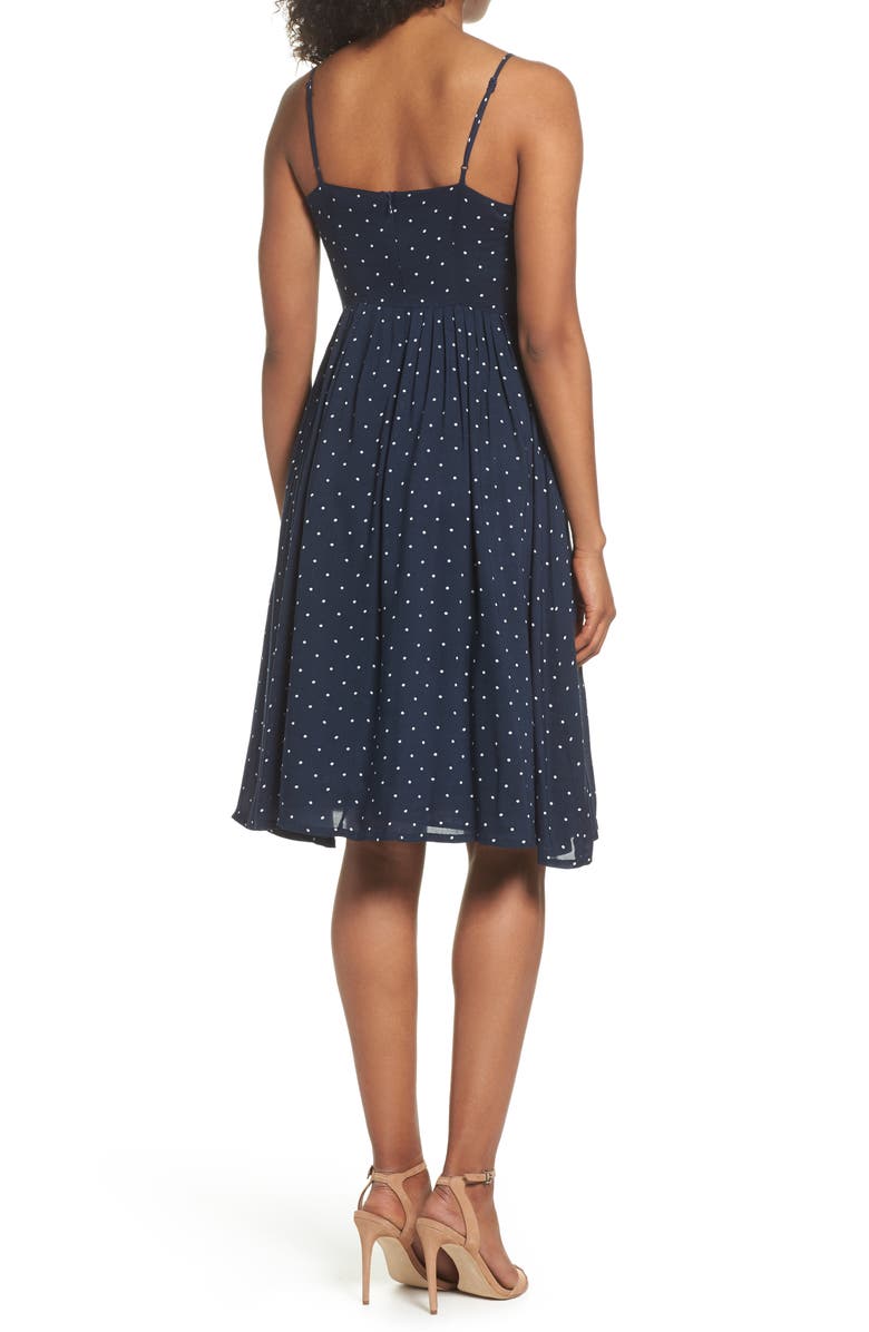 BB Dakota by Steve Madden BB Dakota Sloane Polka Dot Dress, Alternate, color,