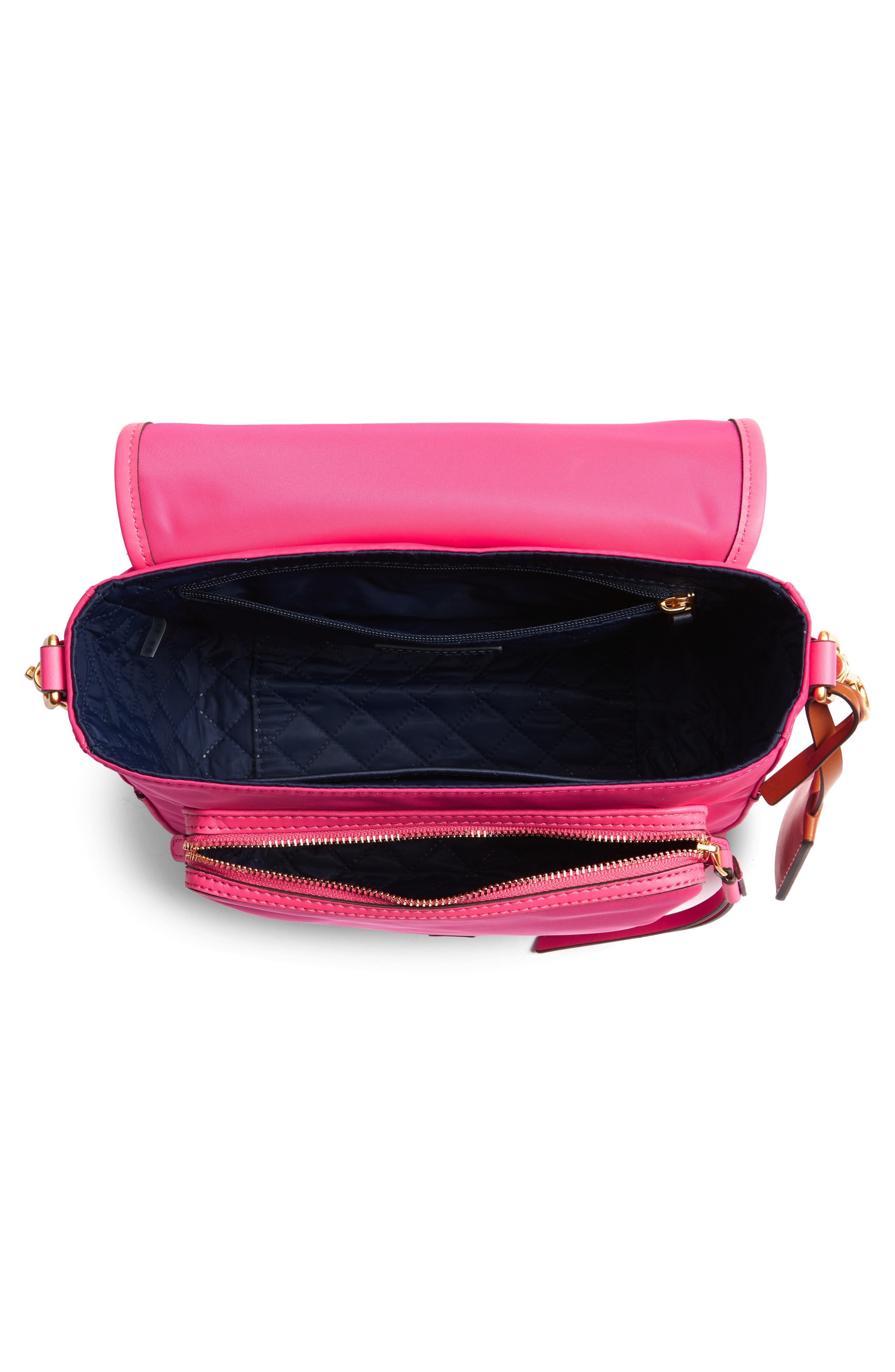 Perry Nylon Crossbody Bag, Alternate, color, BRIGHT PINK