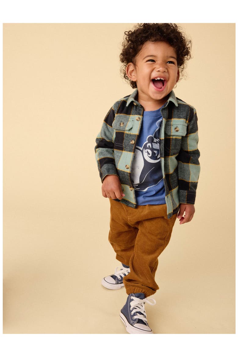 Corduroy Baby Pants, Alternate, color, ACORN