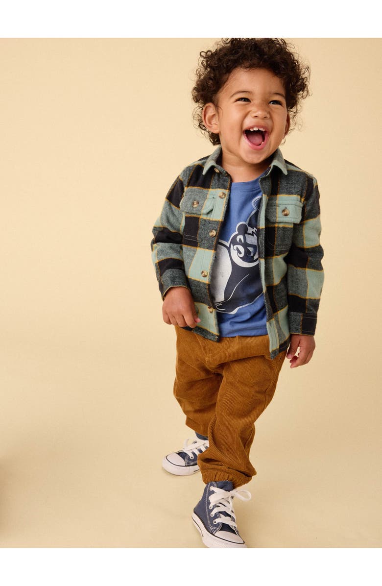 Tea Collection Corduroy Baby Pants, Alternate, color, Acorn