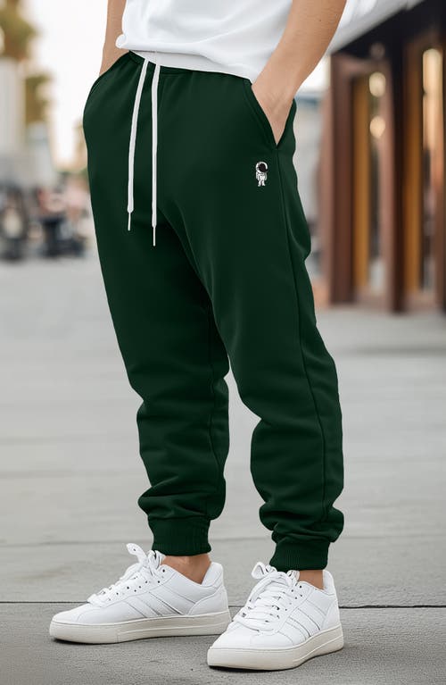 Dalix Astronaut Jogger Sweatpant In Forest Green