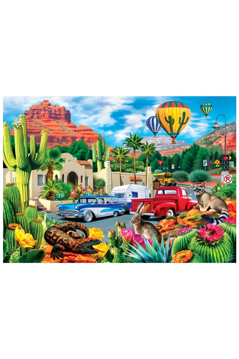 Hot Air & Cool Cars 500 Piece Puzzle, Alternate, color, Multicolor