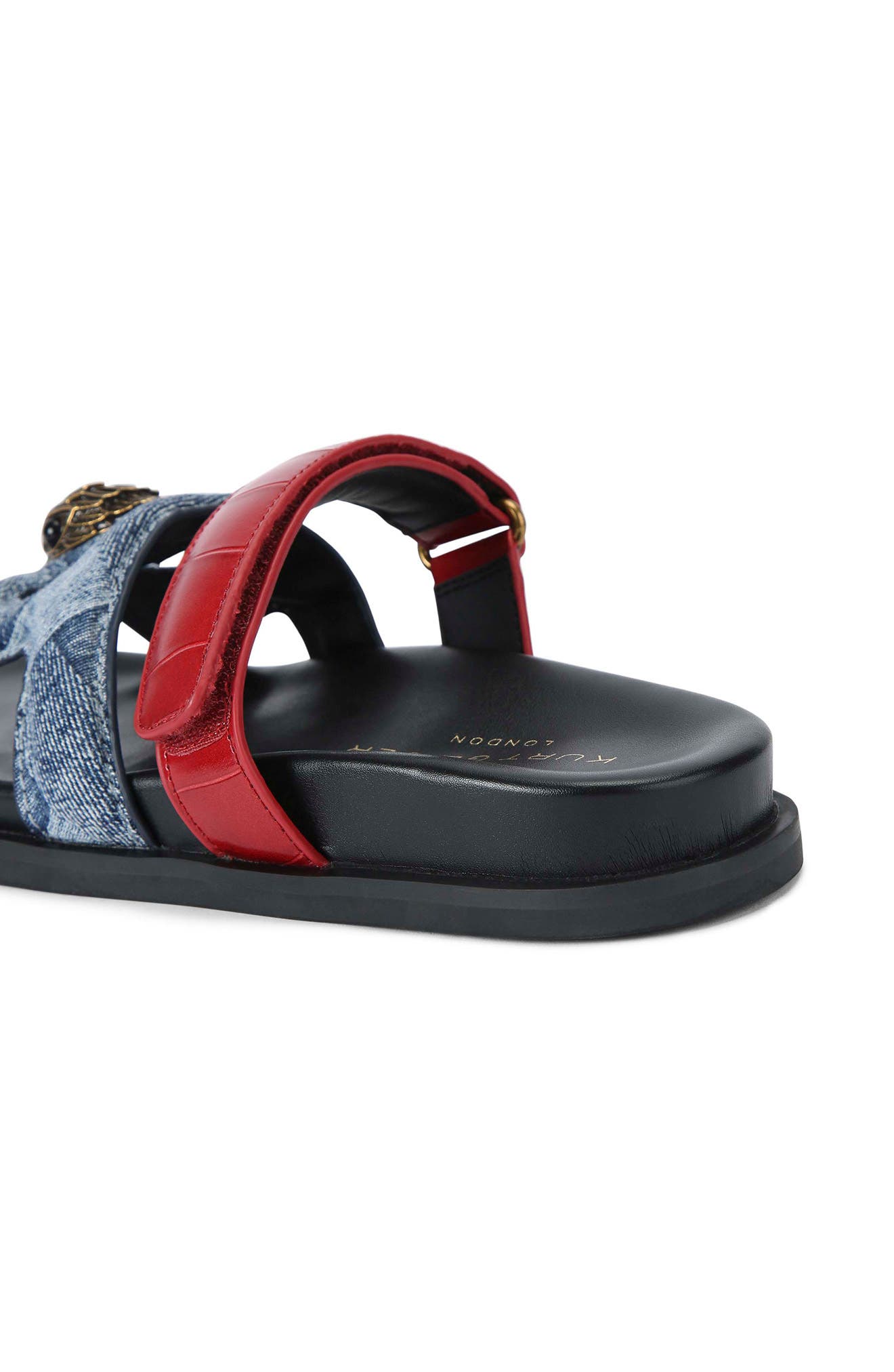 Kurt Geiger London Eagle Cutout Slide Sandal, Alternate, color, 