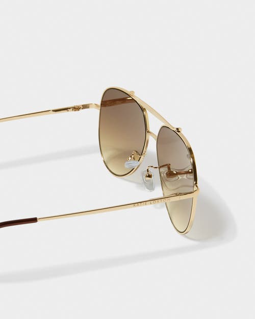 Katie Loxton Bali Sunglasses In Gold