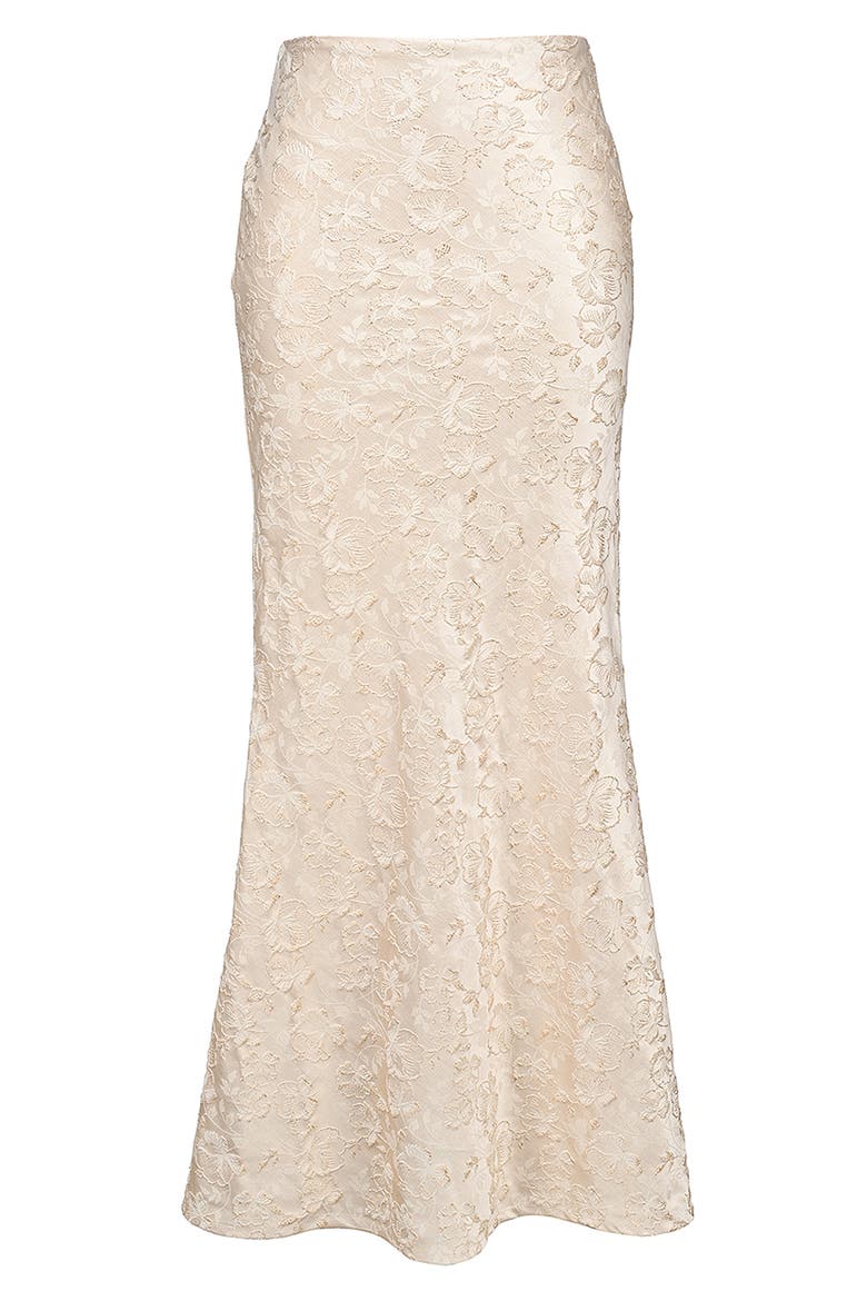 Mara Embroidered Maxi Skirt, Alternate, color, IVORY