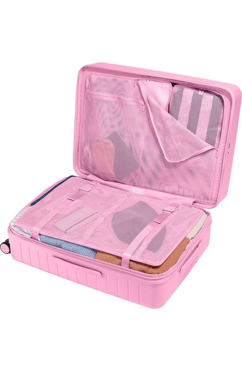 Away The Medium Checked Suitcase, Alternate, color, Mochi Pink