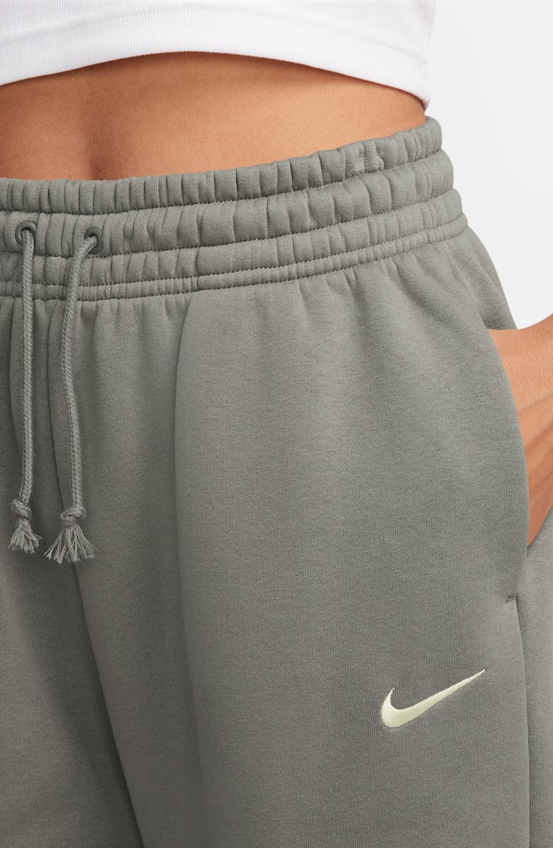 Nike Sportswear Phoenix Fleece High-Waisted Oversized Sweatpants, Alternate, color, Light Army/ Sail