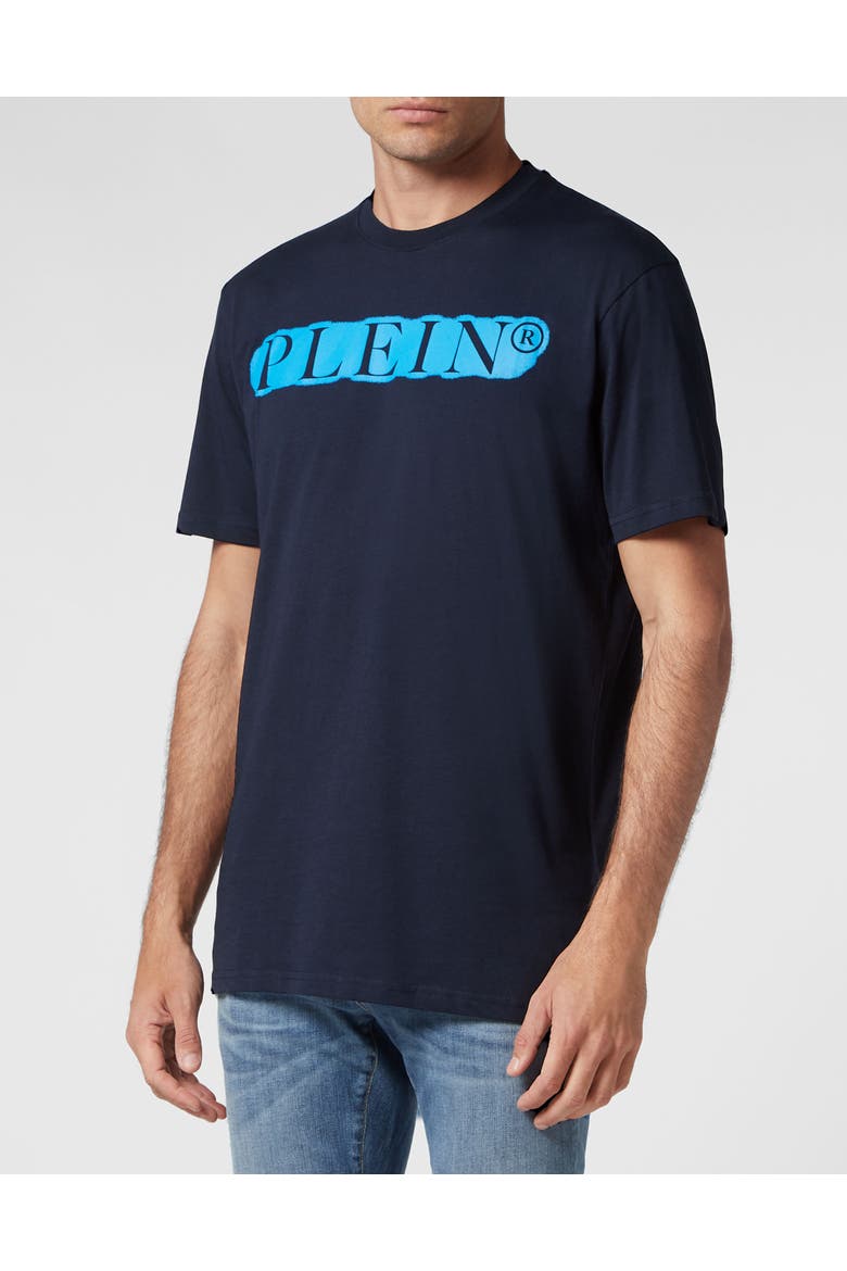 T-Shirt Round Neck Men, Main, color, navy