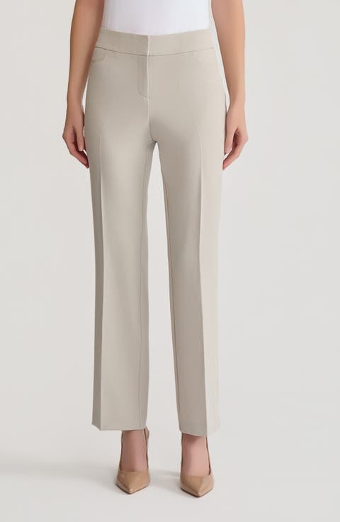 Flat Front Pants (Regular & Petite)