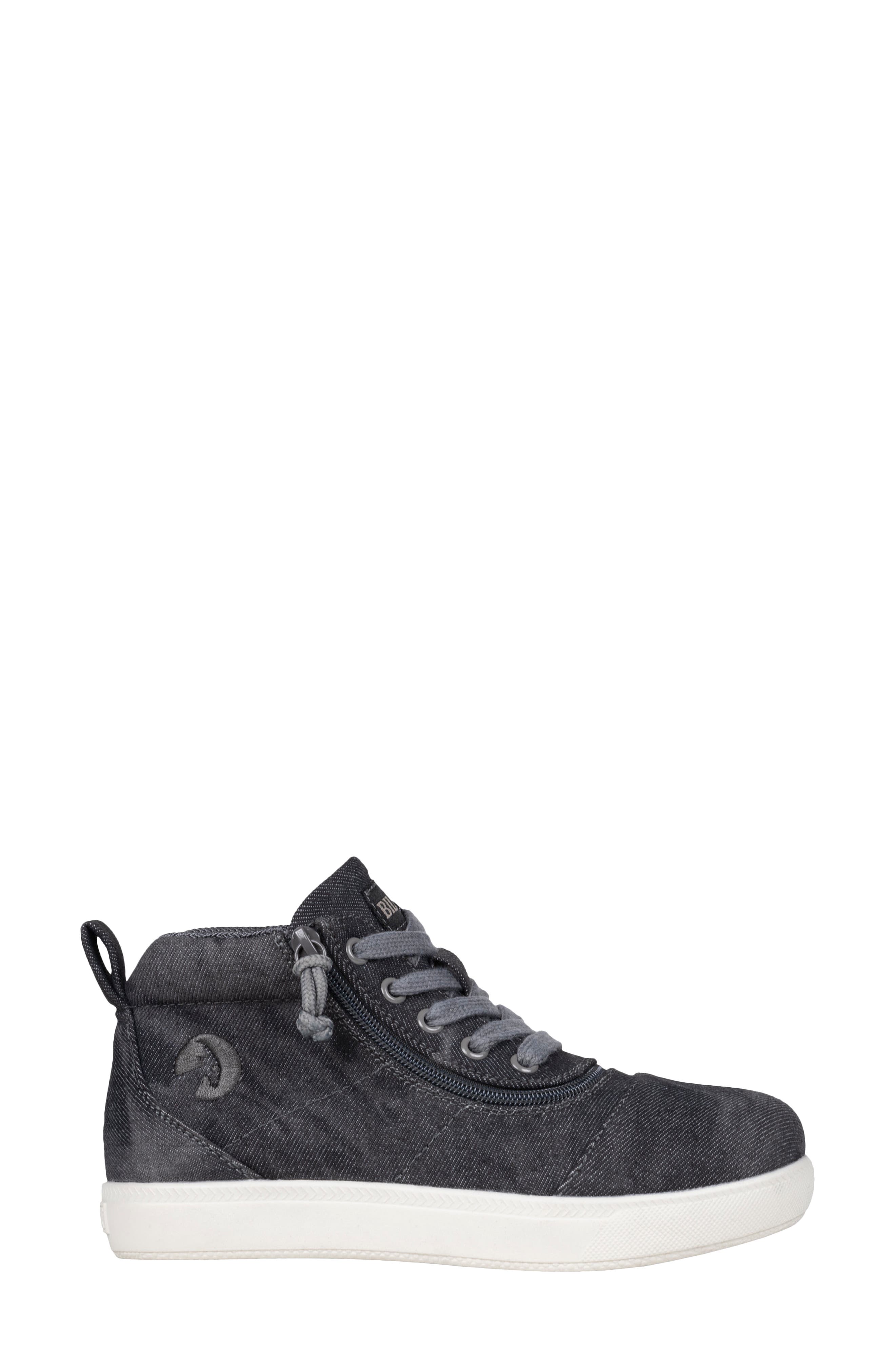 Kids' Billy High Top II Sneaker, Alternate, color, BLACK ACID WASH