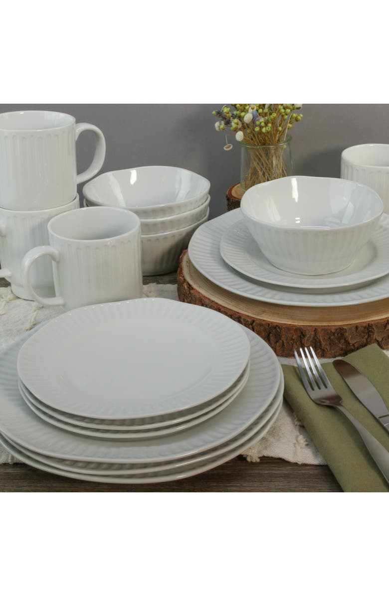 BIA Cordon Bleu 16-Piece White Clonnade Dining Set, Alternate, color, White