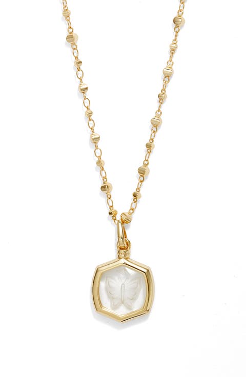 Davie Intaglio Pendant Necklace