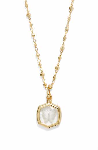 Kendra Scott Davie Intaglio Pendant Necklace