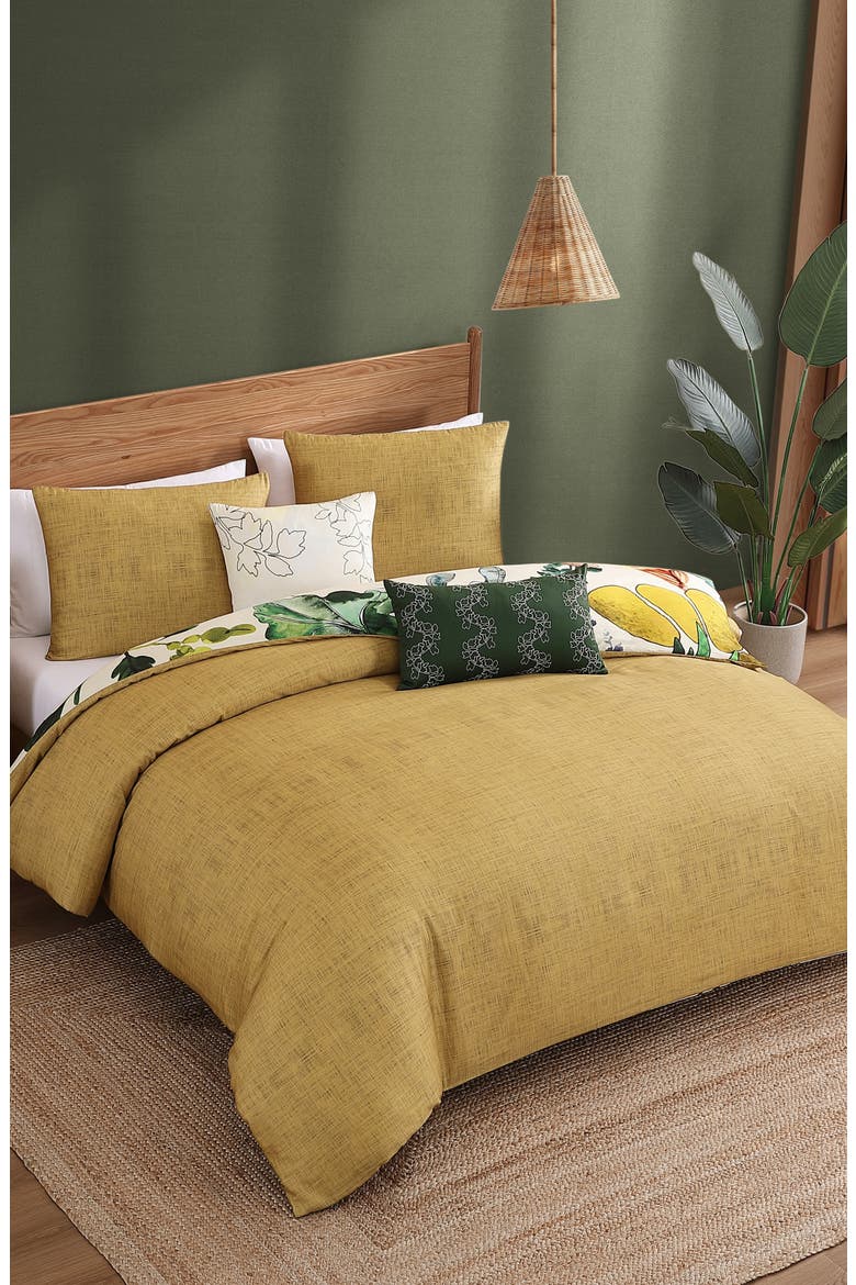 Radiance 5-Piece Reversible Comforter Set, Alternate, color, WHITE