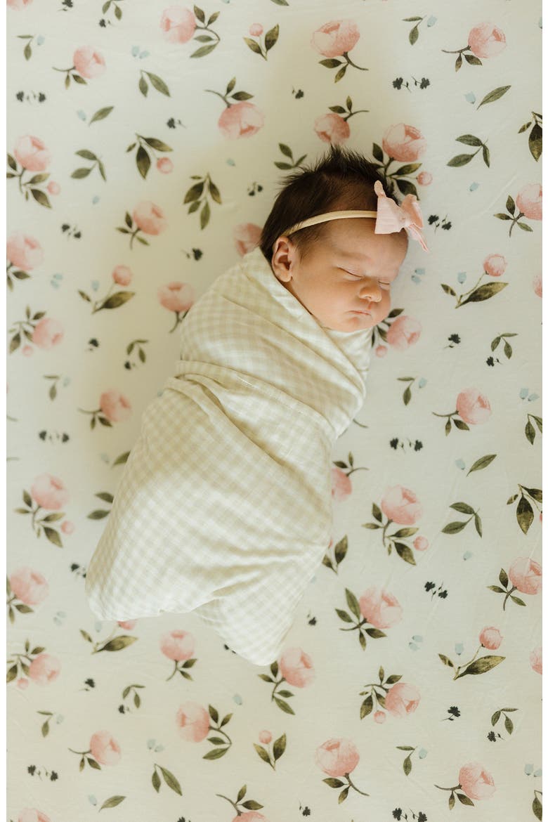 Knit Crib Sheet, Alternate, color, WATERCOLOR FLORET