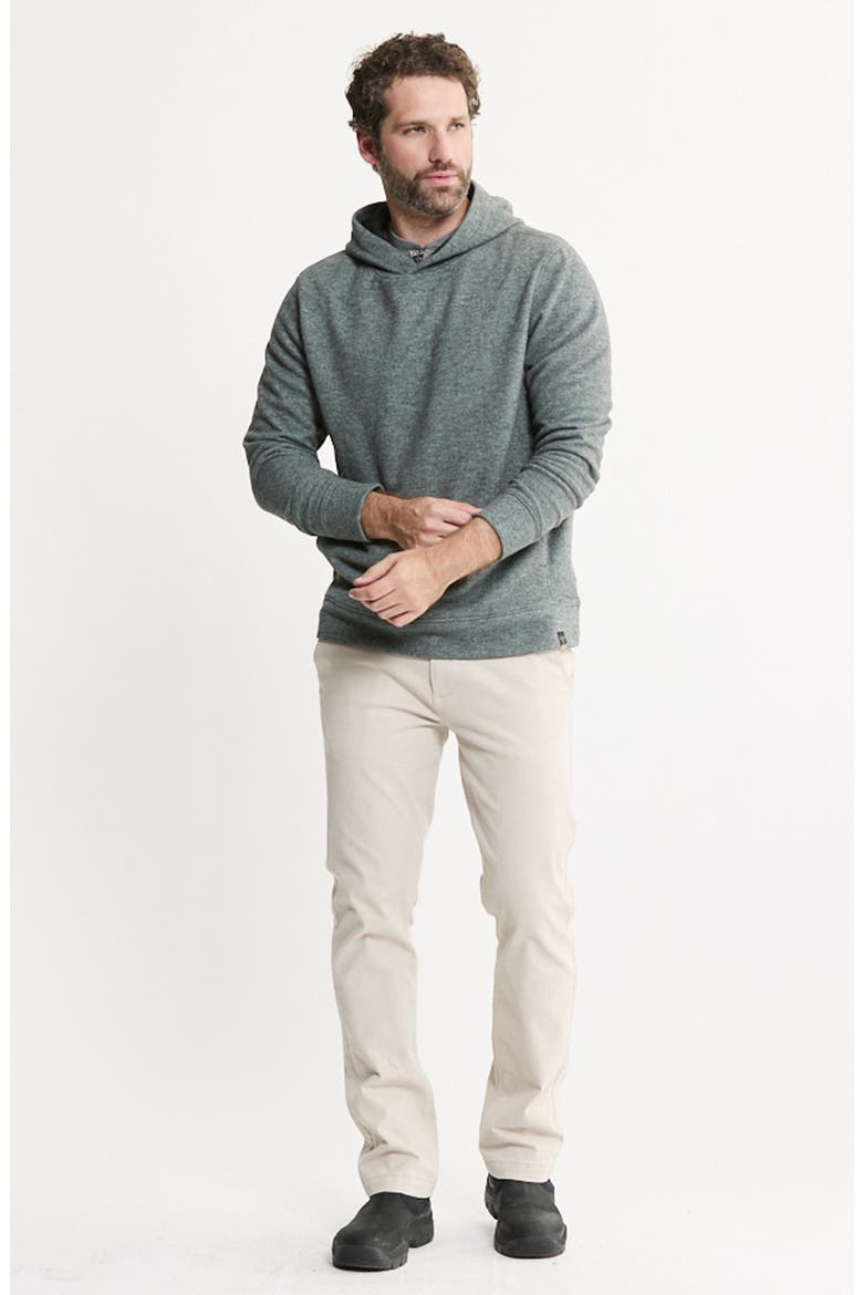 Textured Pullover Hoodie, Alternate, color, CHARCOAL