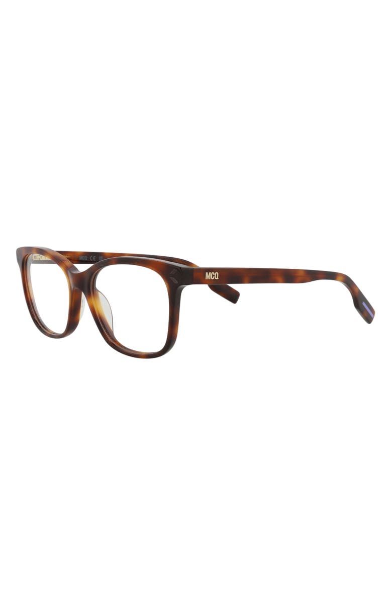 McQueen 49mm Square Optical Glasses, Alternate, color, 