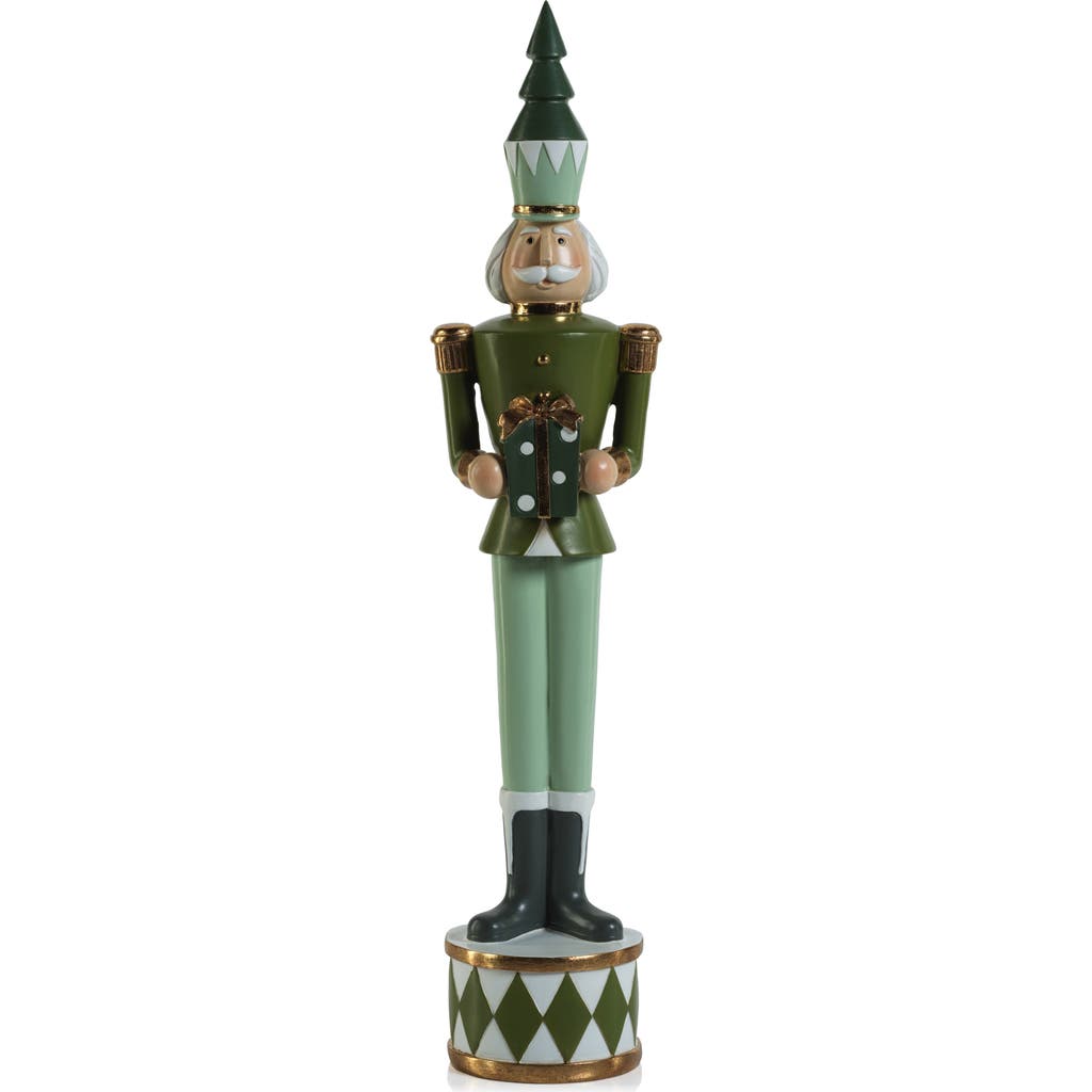 Zodax Clarence Nutcracker Soldier Figurine In Green