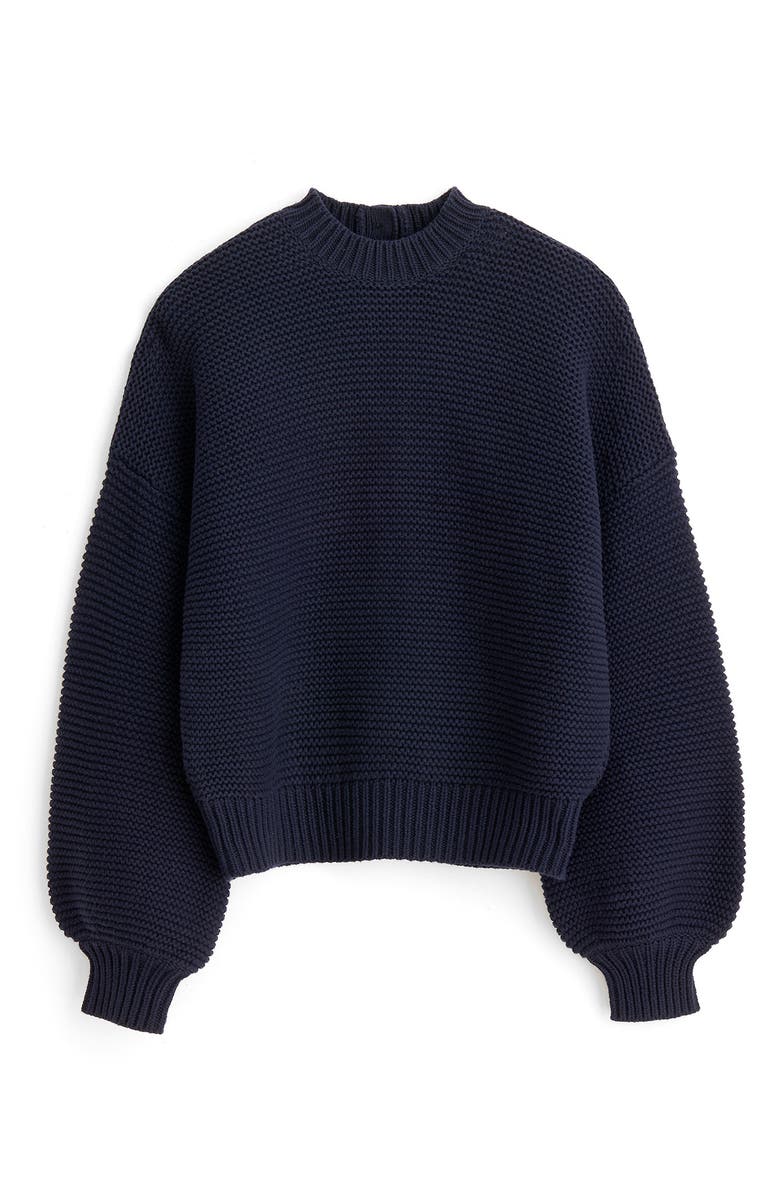 Alex Mill Back Button Crewneck Sweater, Alternate, color,