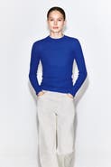 COS Crepe-Jersey Long-Sleeved T-Shirt