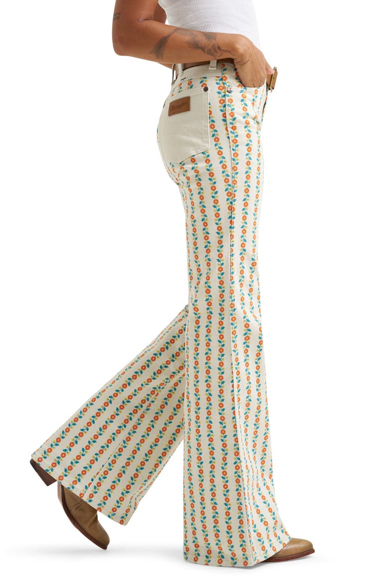 Western Wide Leg Jeans, Alternate, color, FOLKSY FLORAL