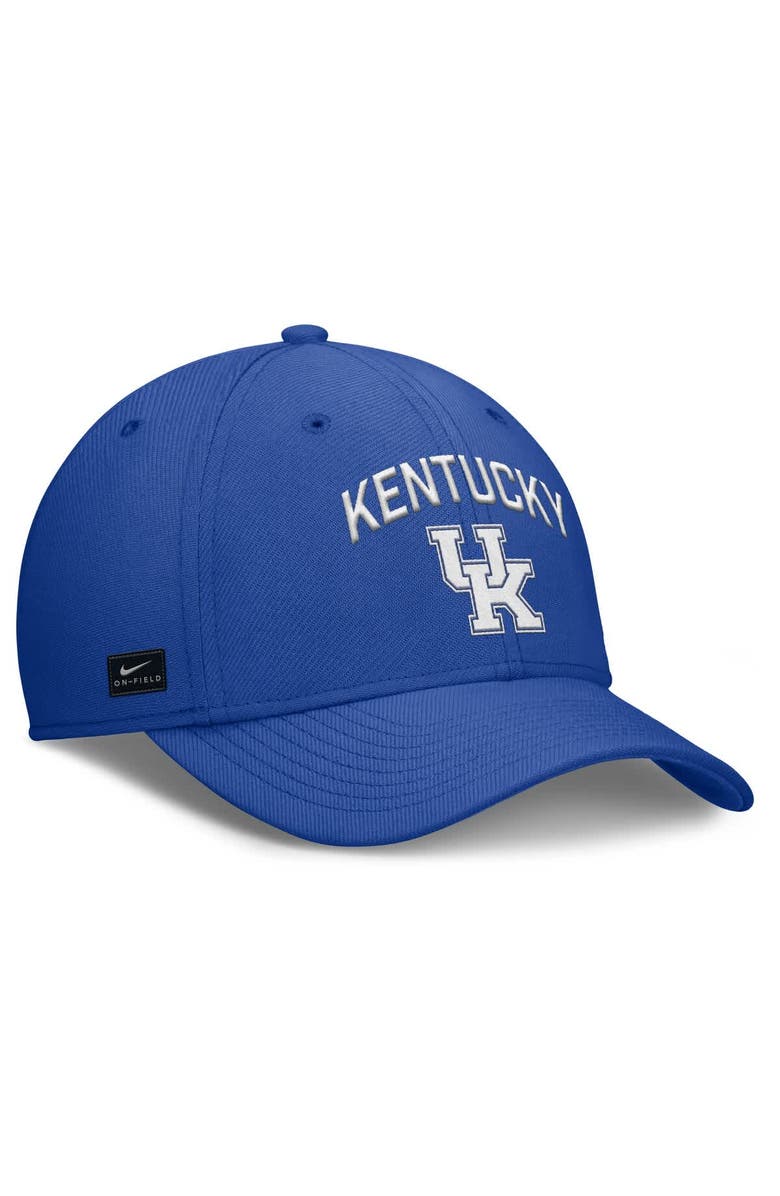 Nike Men's Nike Royal Kentucky Wildcats 2025 On-Field Rise Performance Flex Hat, Alternate, color, 