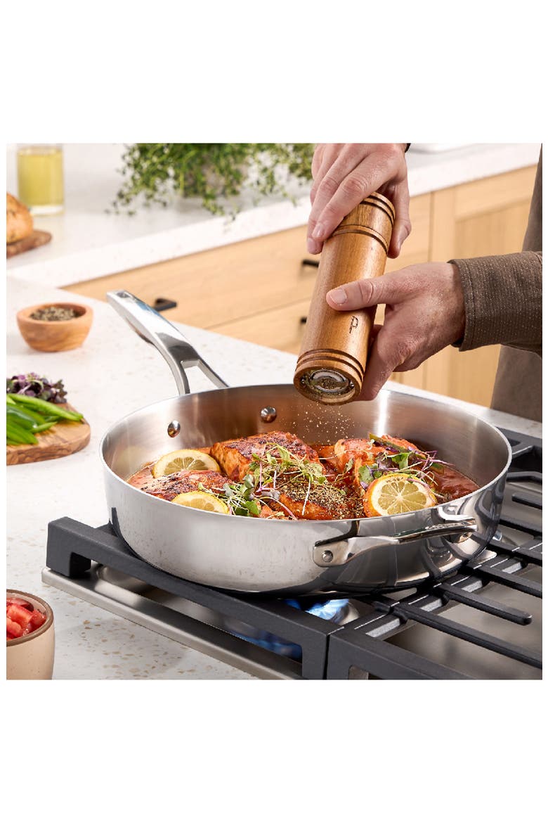 Premier Stainless Steel 3-Piece Fry Pan Set, Alternate, color, STAINLESS STEEL