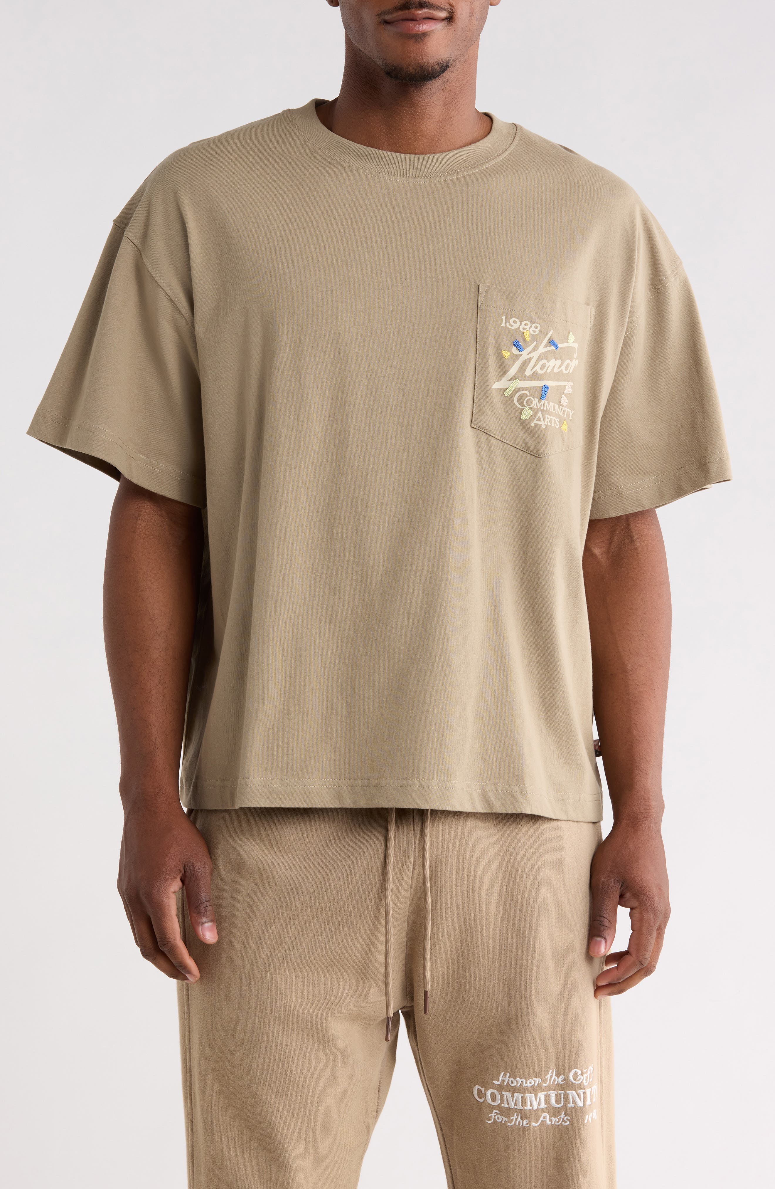 HONOR THE GIFT Community Arts Cotton Graphic T-Shirt