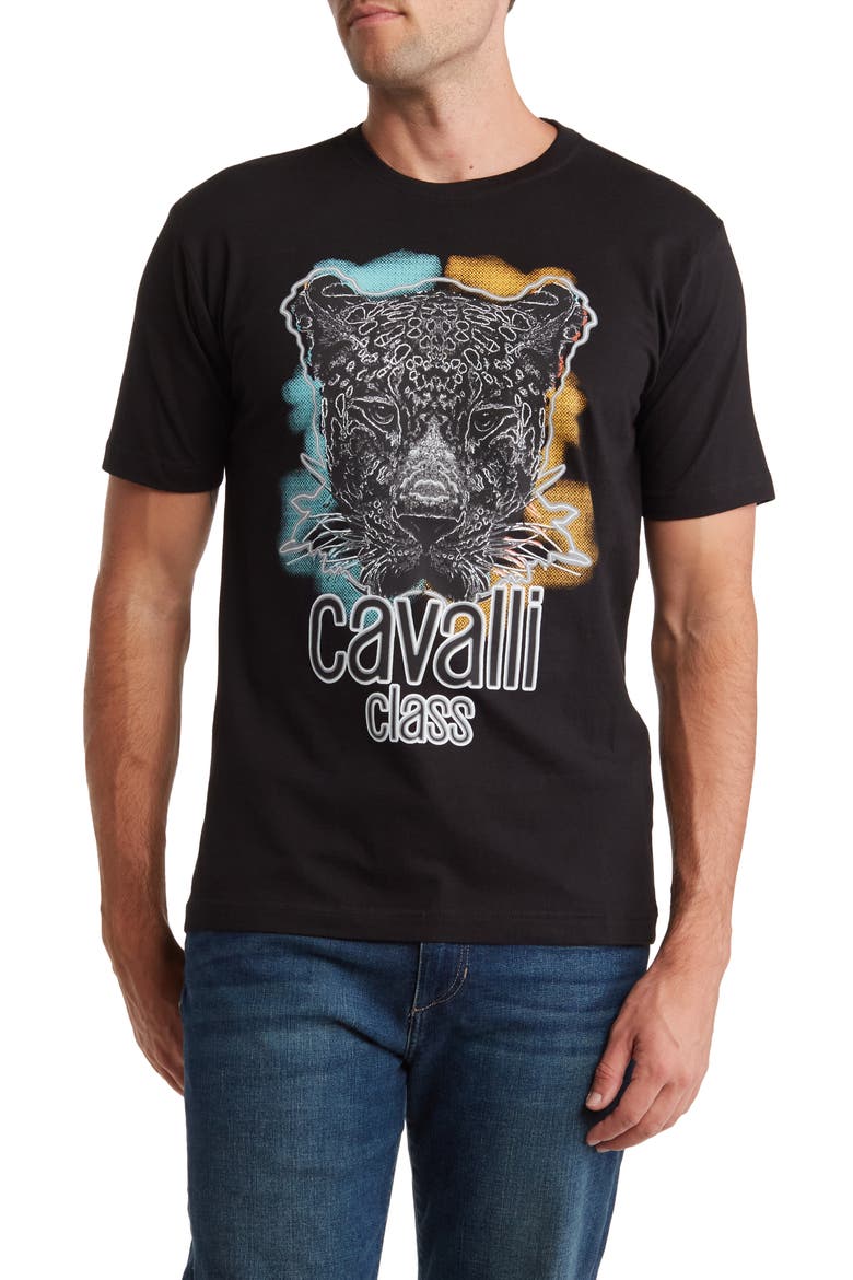 Graphic T-Shirt, Main, color, BLACK