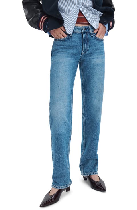 Harlow Low Rise Full Slim Straight Jeans