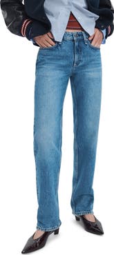 rag & bone Harlow Low Rise Full Slim Straight Jeans