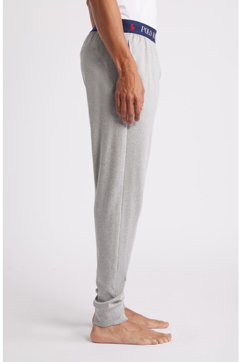 Mercerized Cotton Pajama Joggers, Alternate, color, ANDOVER HEATHER
