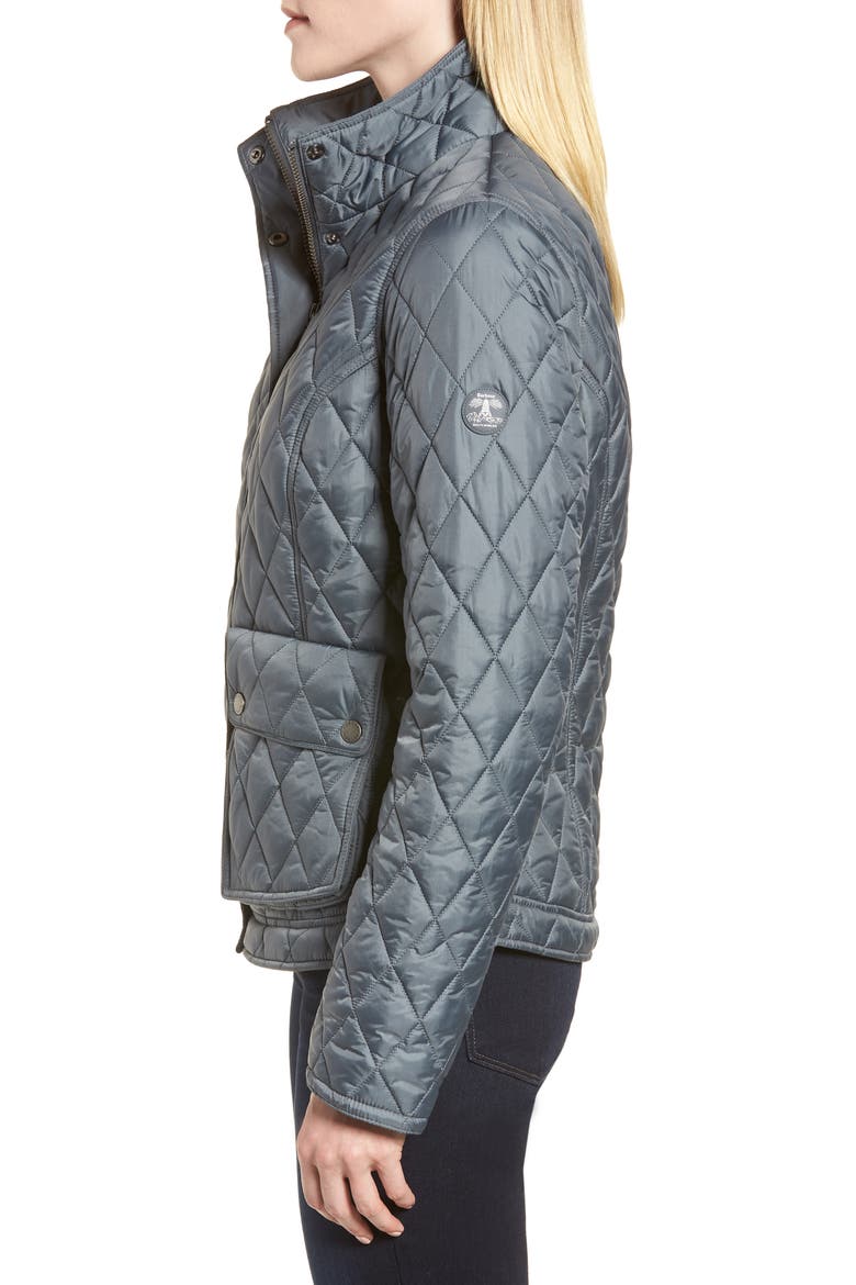 Fairway Quilted Jacket, Alternate, color, WASHED CHARCOAL
