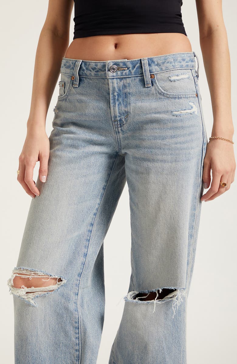 PacSun Casey Baggy Straight Leg Jeans, Alternate, color, Light Indigo