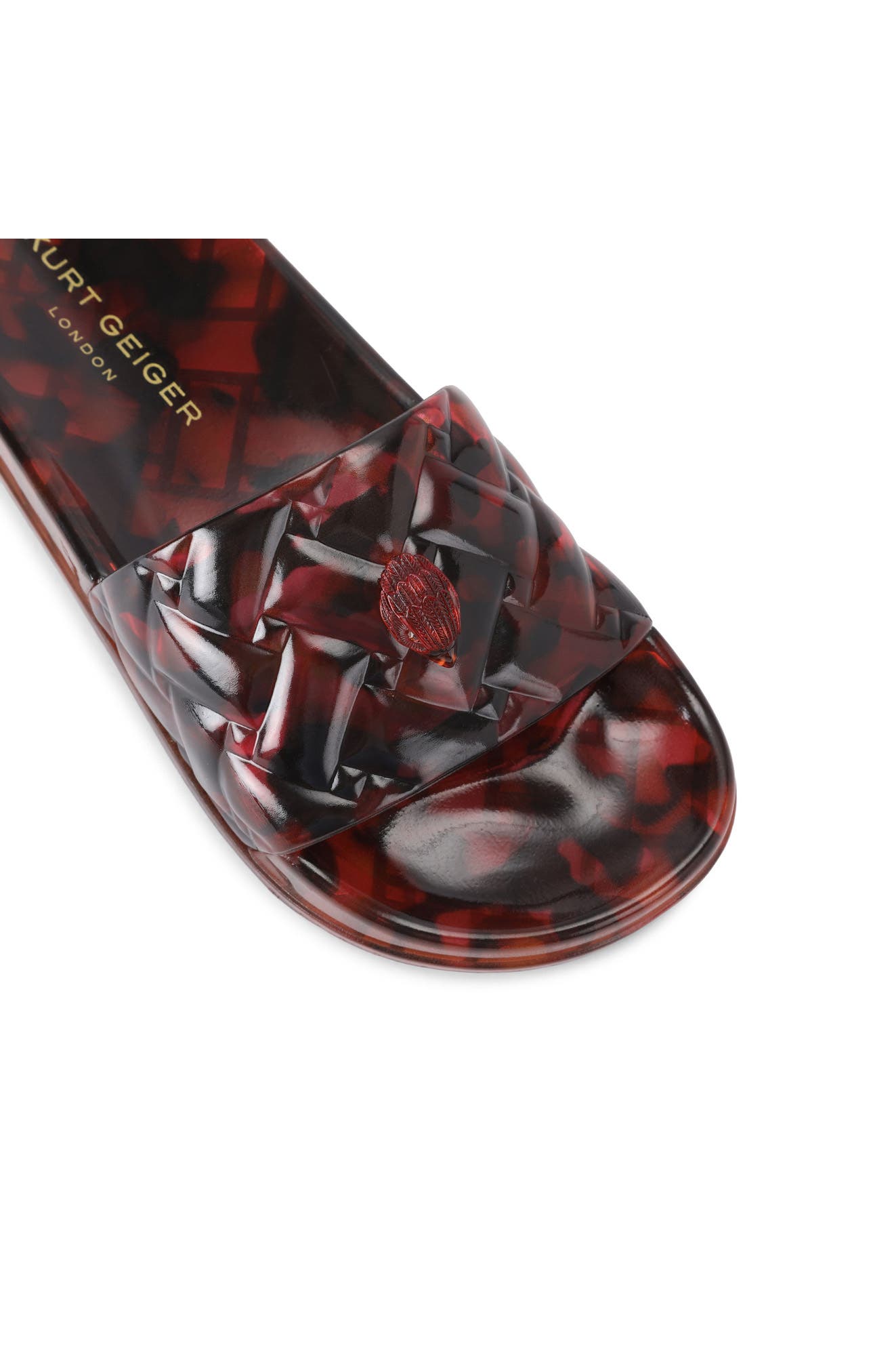 Meena Jelly Slide Sandal, Alternate, color, OPEN BROWN