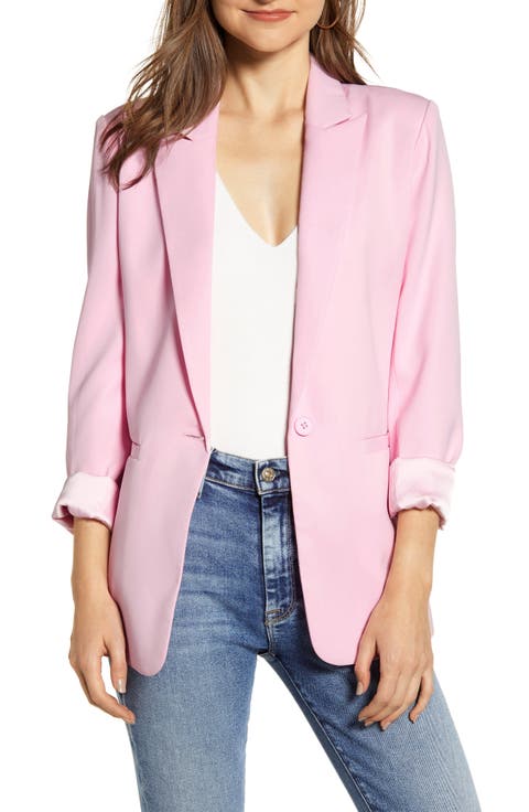 Tailored Single Button Blazer