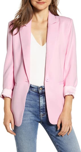 Tailored Single Button Blazer