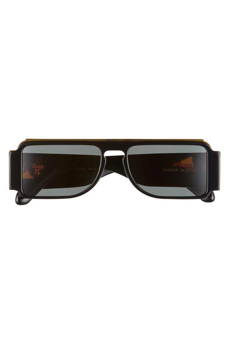 Grandmaster 54mm Sunglasses, Alternate, color, BLACK
