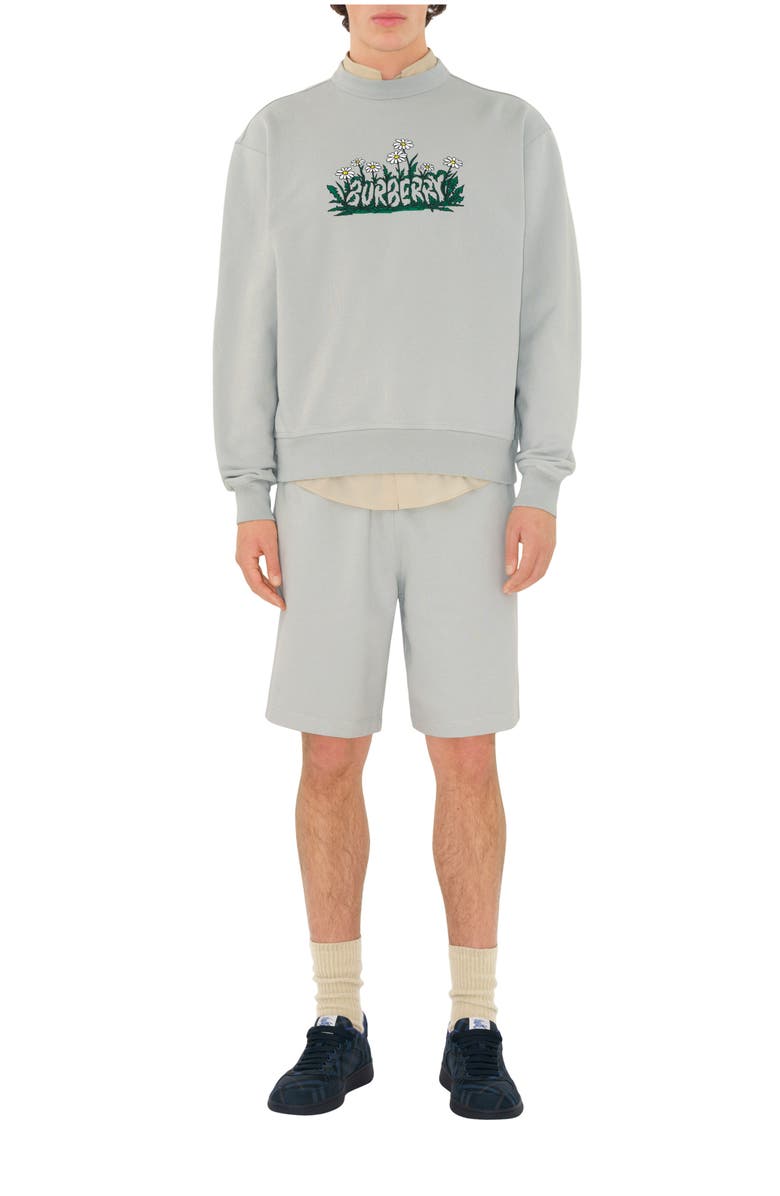 Burberry Daisy B Cotton Shorts, Main, color, 