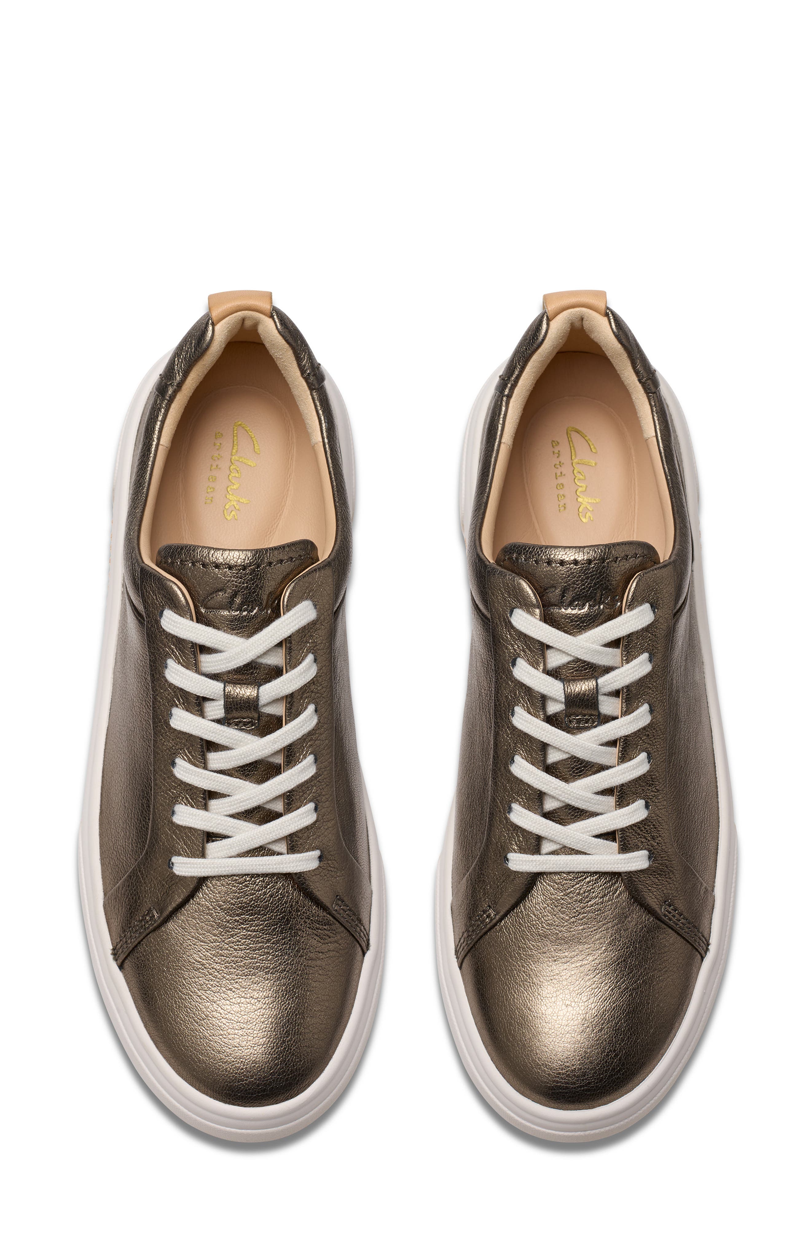 Clarks<sup>®</sup> Hollyhock Walk Sneaker, Alternate, color, Metallic