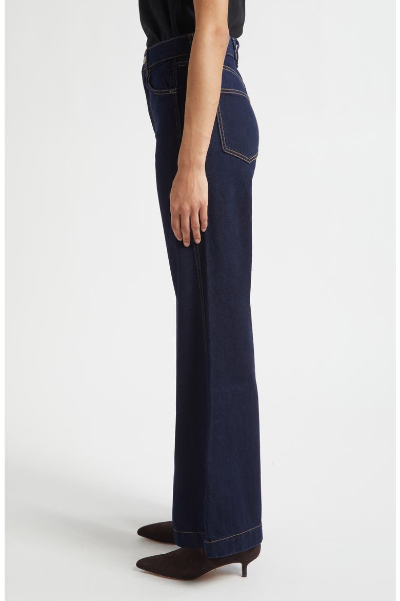Kasey Wide Leg Jeans, Alternate, color, INDIGO RINSE