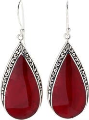 SAMUEL B. Pear Shape Drop Earrings