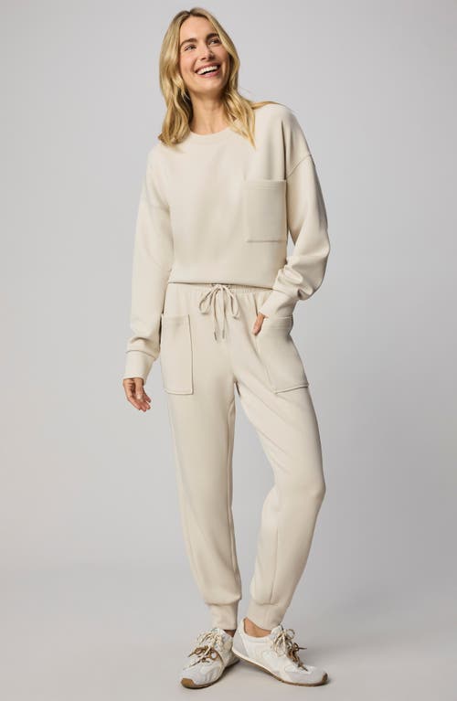 Splendid Scubasoft Drawstring Joggers In Neutral