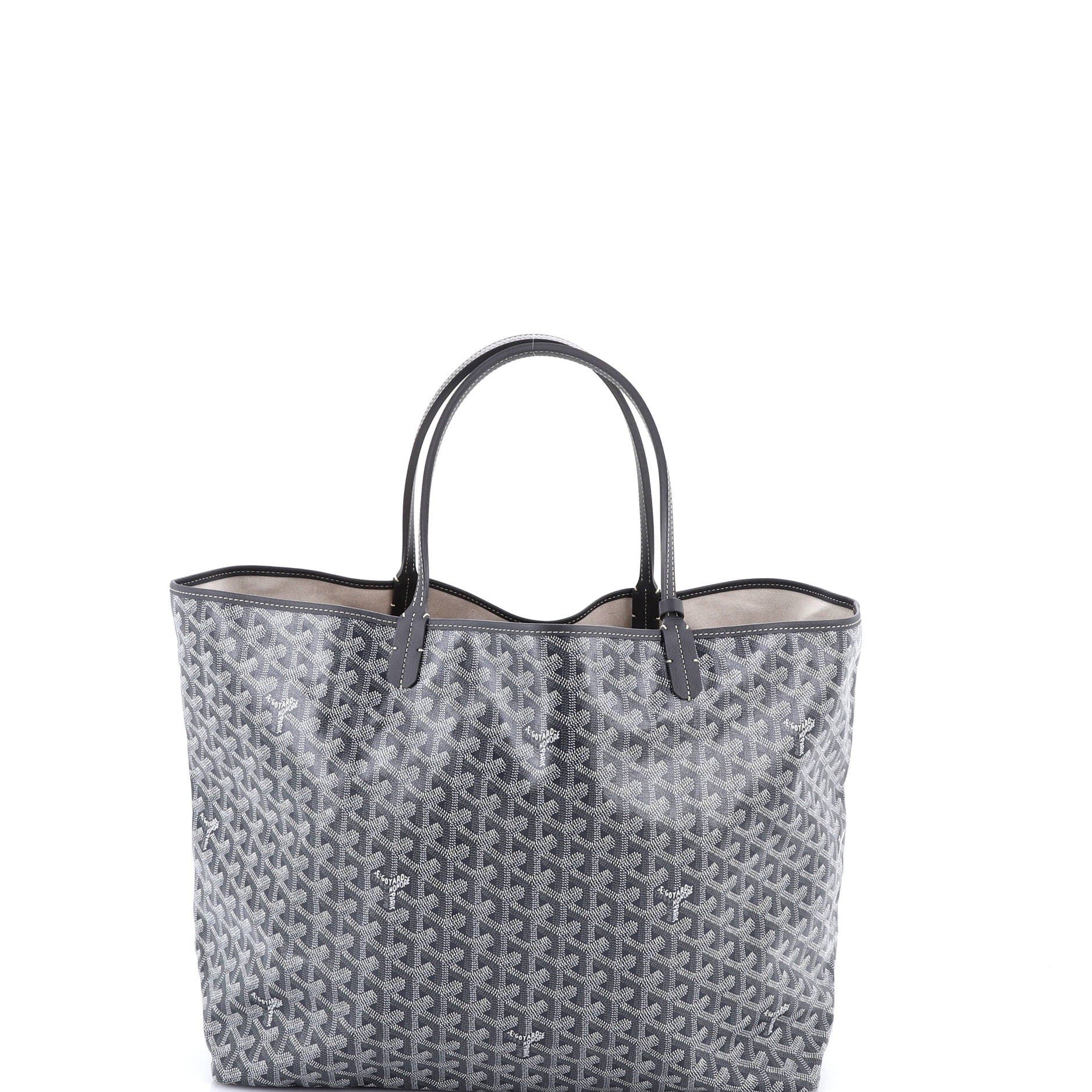 Pre-Owned Goyard Saint Louis Tote Coated Canvas GM, Alternate, color, Gray
