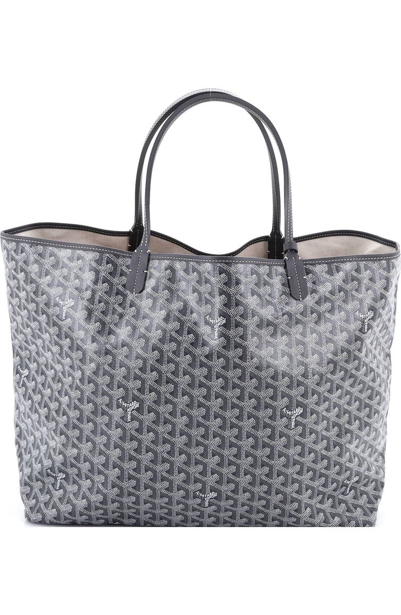Pre-Owned Goyard Saint Louis Tote Coated Canvas GM, Alternate, color, Gray
