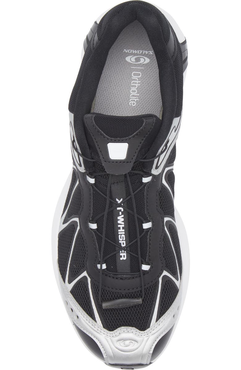 Salomon Gender Inclusive XT-Whisper Sneaker, Alternate, color, Black/ Silver/ White