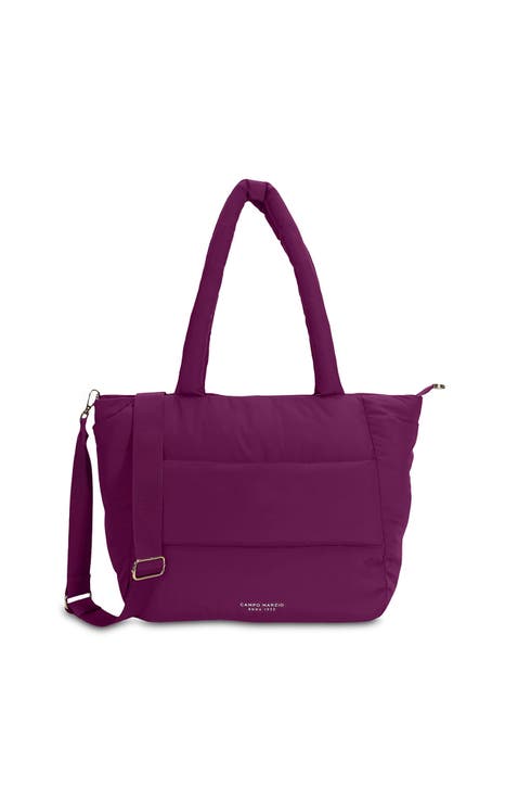 Mist Lightweight And Soft Shoulder Bag With Zip Closure