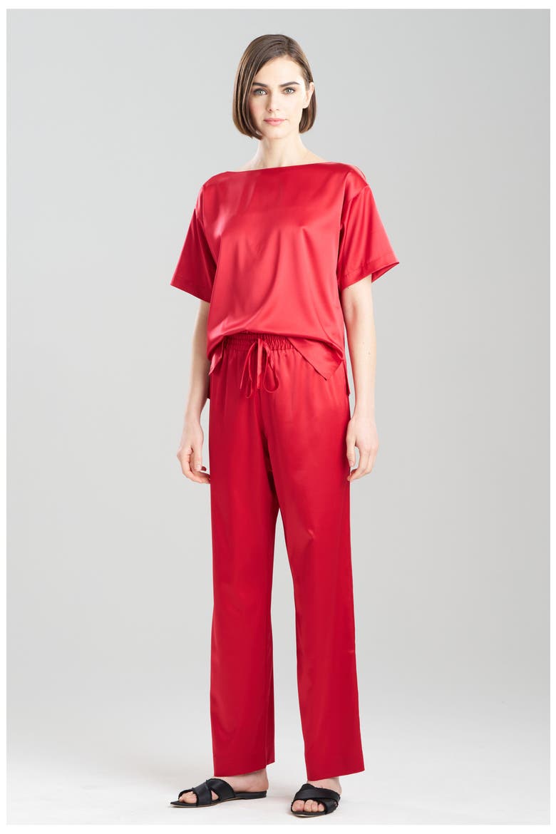 Glamour Pants, Main, color, BROCADE RED
