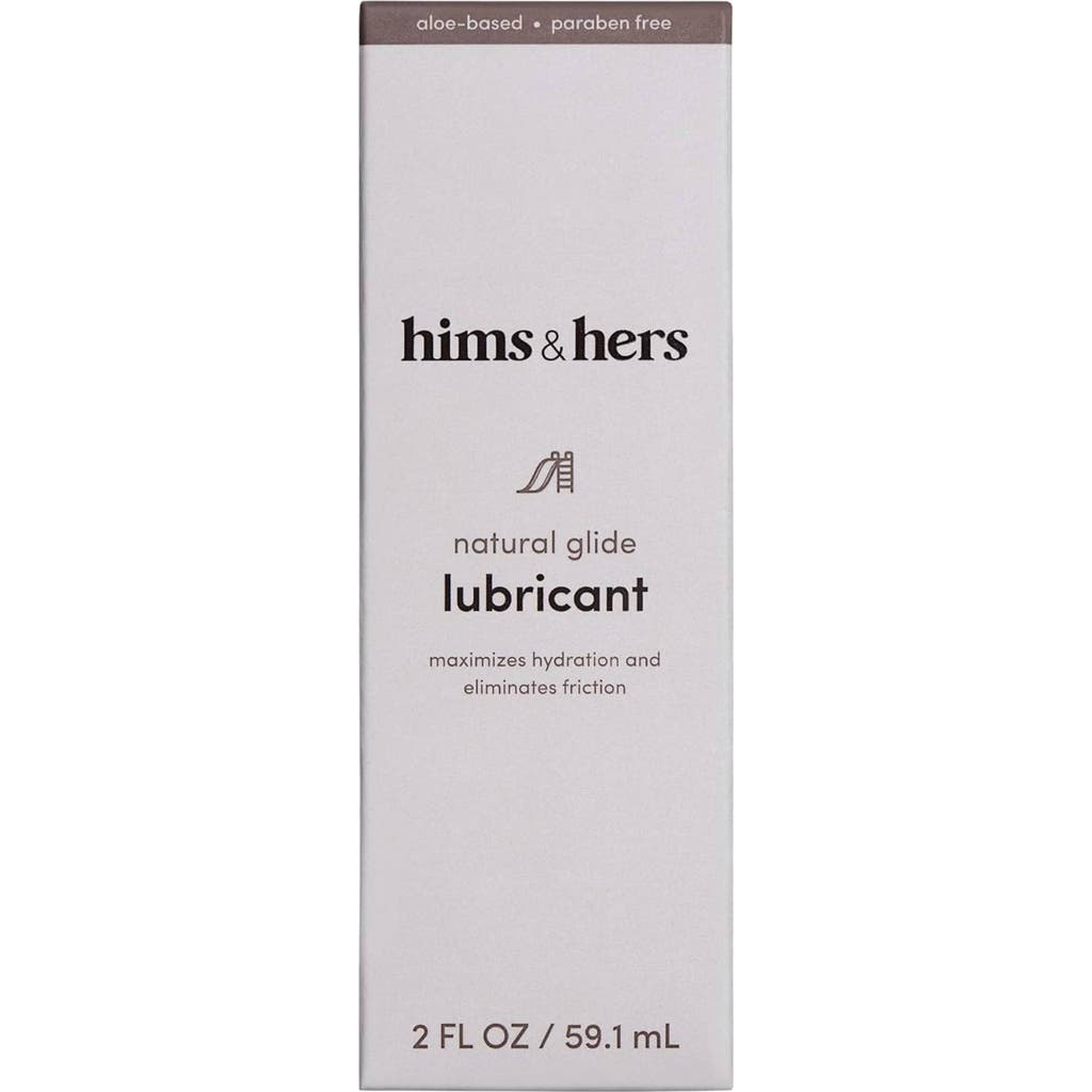 Hims & Hers Glide Premium Lubricant Water Based, Aloe & Green Tea Infused, Hydrating, Ph Balanced, N In White