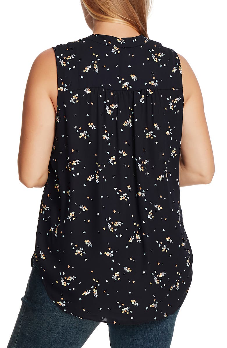 Vince Camuto Whimsical Petals Sleeveless Top, Alternate, color,